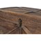 Vintiquewise Brown Large Wooden Lockable Trunk Farmhouse Style Rustic Design Lined Storage Chest w/Rope Handles QI003797L - alternate 4